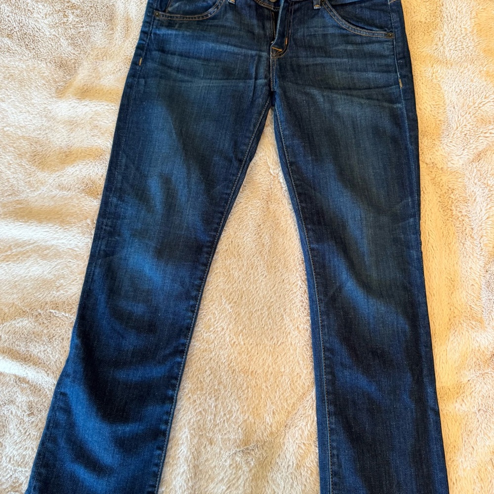 Hudson cropped kick out Jean size 26